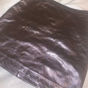 Revolve Superdown Bronze Liquid Metallic Mini Skirt